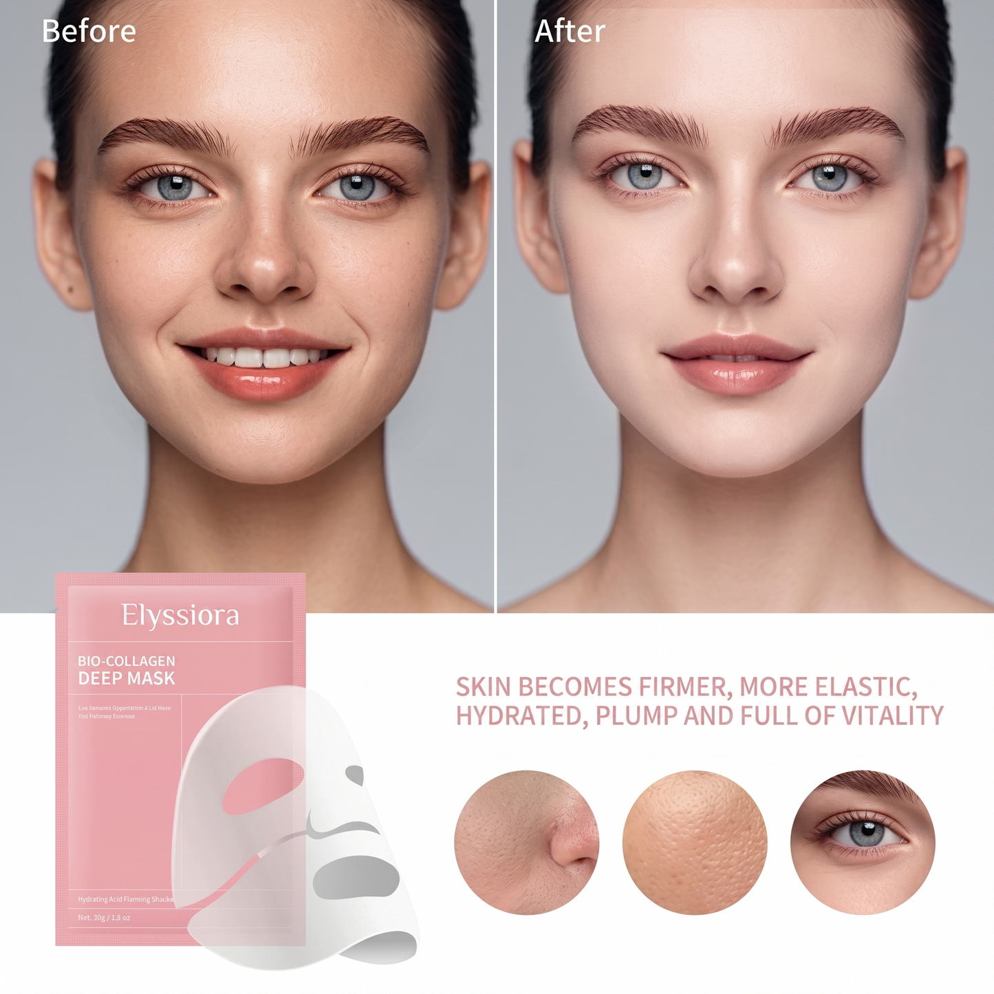 Glass Skin Collagen Mask — Lift, Firm & Glow